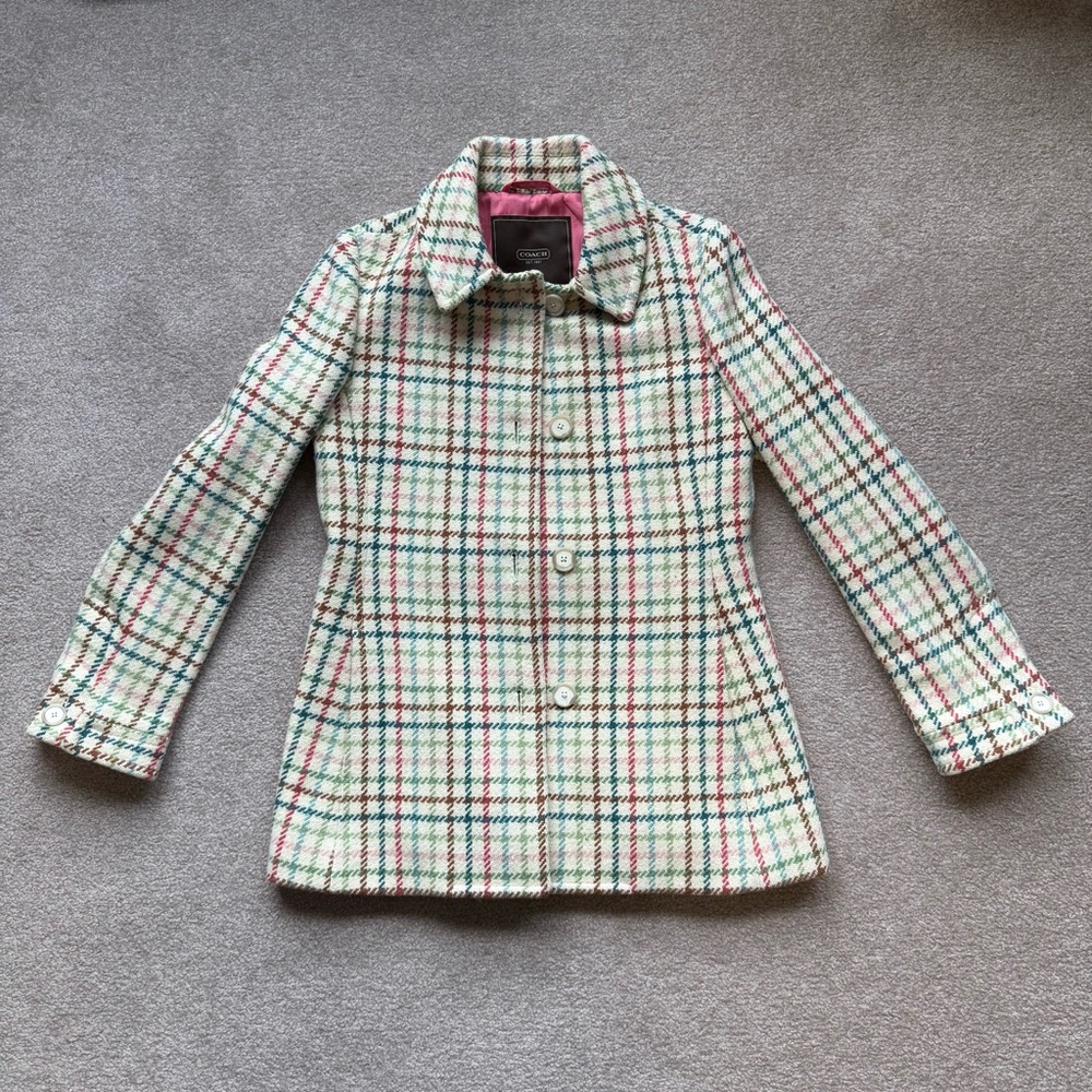 Coach Plaid Women's Jacket - Picture 11 of 11